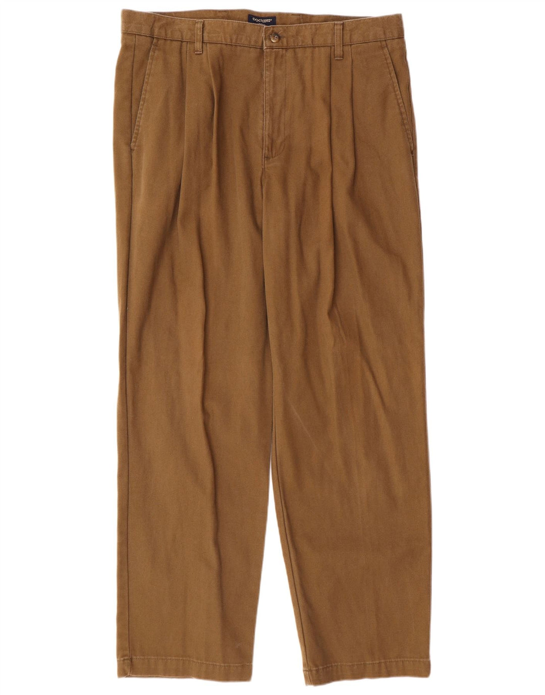 Pantaloni chino pentru bărbați Dockers Khakis Pegged W38 L32, bej, bumbac, clasici