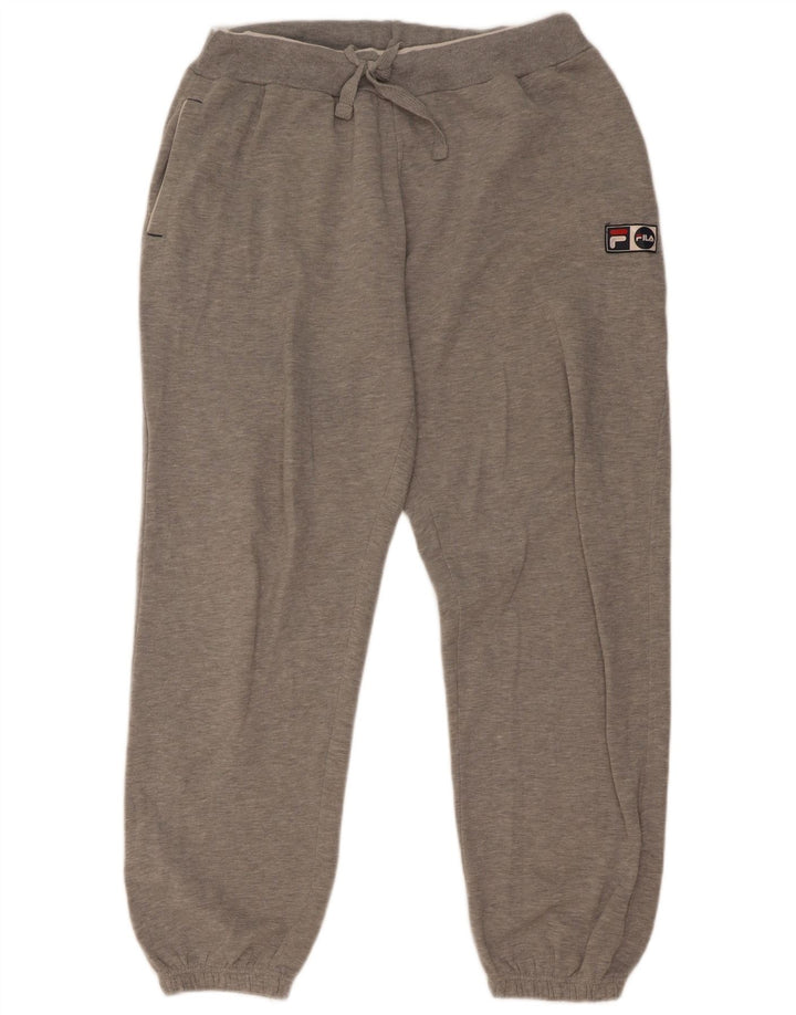 Pantaloni de trening Fila pentru bărbați Joggeri, gri mediu, pete