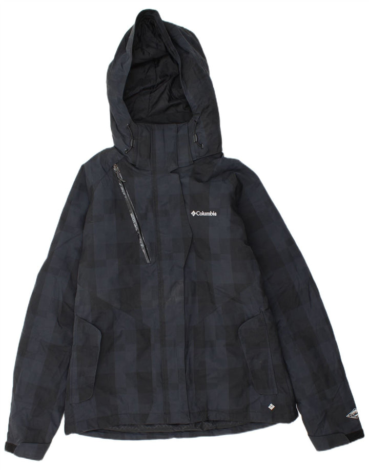 Jachetă Columbia pentru femei Omni-Heat Windbreaker UK 14 Medium Black Check Nylon