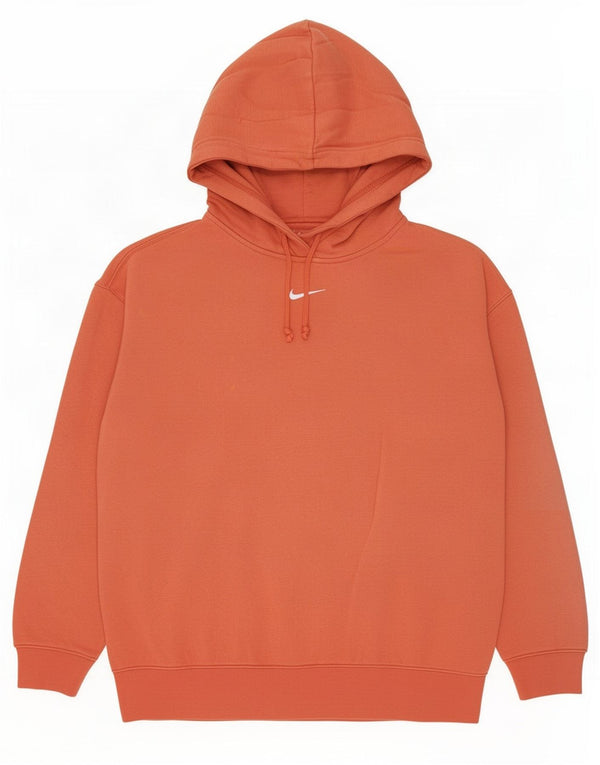 Pulover supradimensionat pentru femei Nike UK 10 Bumbac portocaliu mic