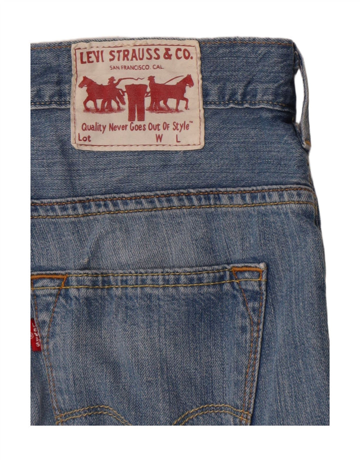 Blugi drepti pentru femei Levi's W28 L26 Albastru