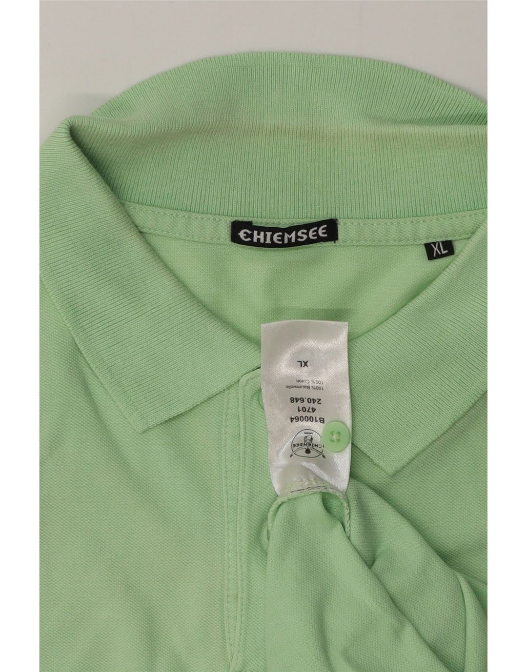 CHIEMSEE tricou polo pentru bărbați XL bumbac verde