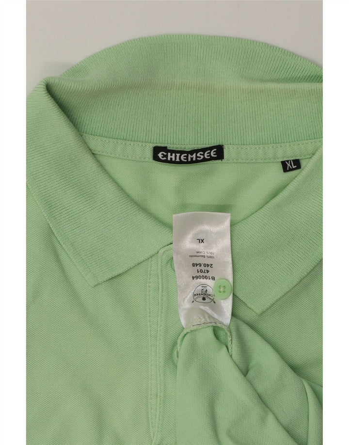 CHIEMSEE tricou polo pentru bărbați XL bumbac verde