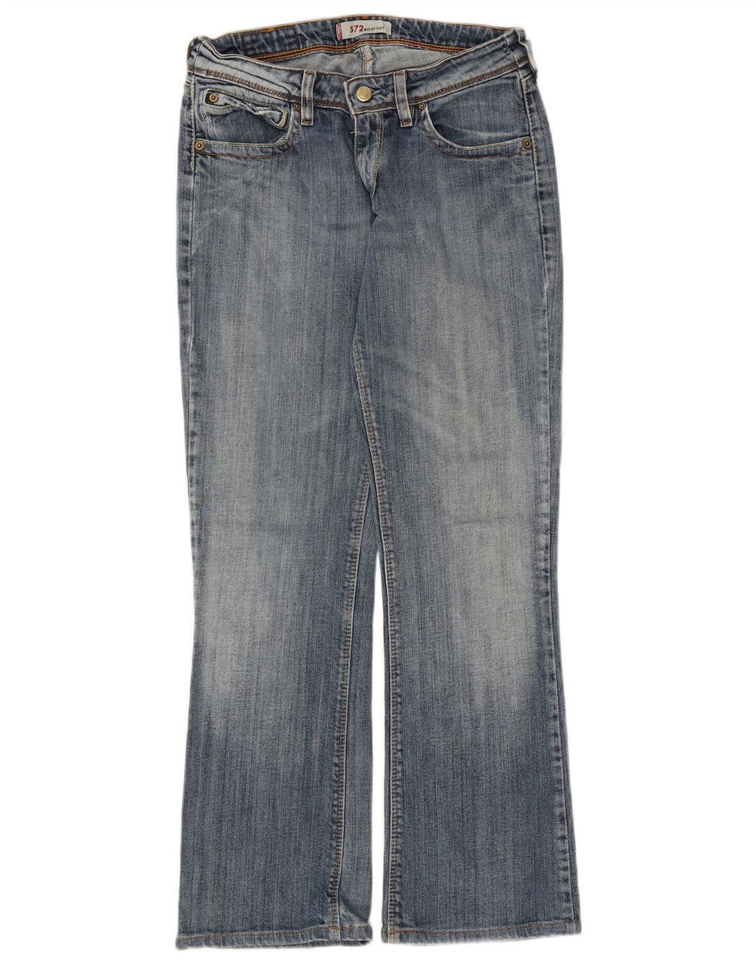 Blugi Levi's 572 Bootcut W30 L29 Bumbac albastru