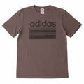 ADIDAS Mens Graphic T-Shirt Top Small Grey Cotton