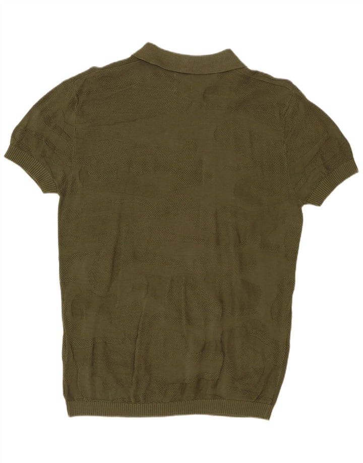 Tricou polo pentru bărbați Zara, camuflaj mediu kaki