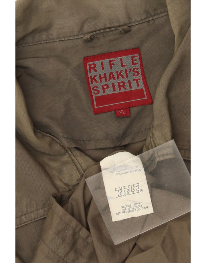Jachetă Bomber Kaki pentru bărbați Rifle UK 42 XL Kaki Poliamidă