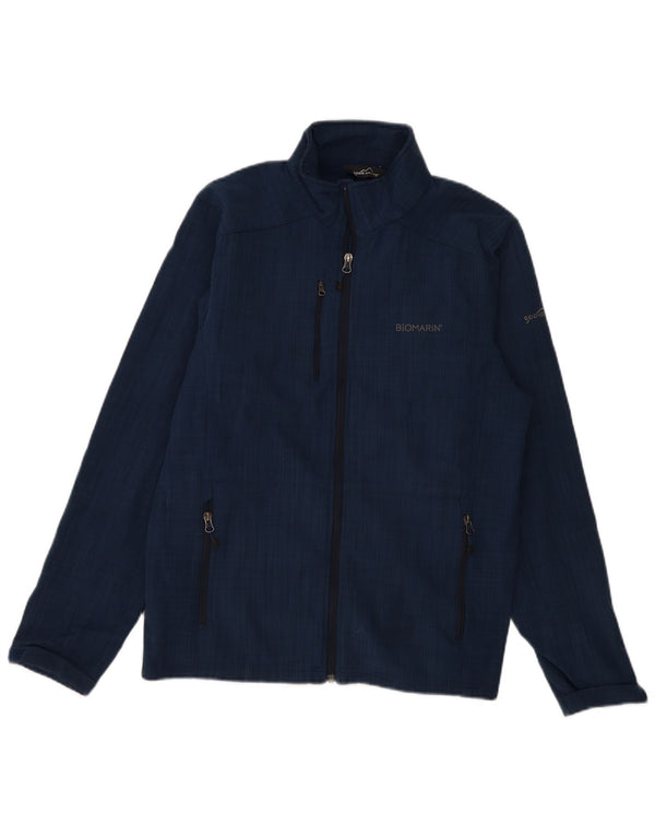 Jachetă de vânt pentru bărbați Eddie Bauer UK 38 Poliester mediu albastru bleumarin