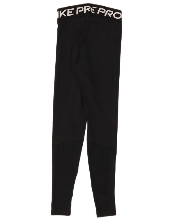 Leggings NIKE Dri Fit Graphic pentru femei UK 4 XS Poliester negru