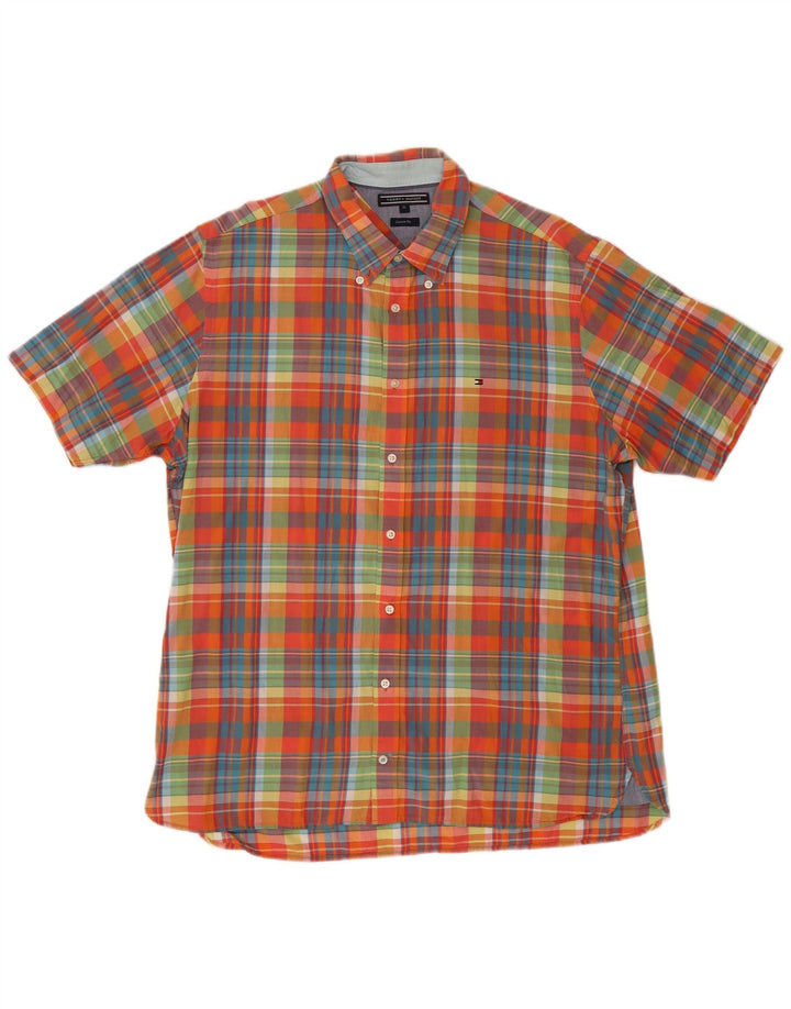 Cămașă personalizată cu mânecă scurtă pentru bărbați Tommy Hilfiger, XL, multicoloră