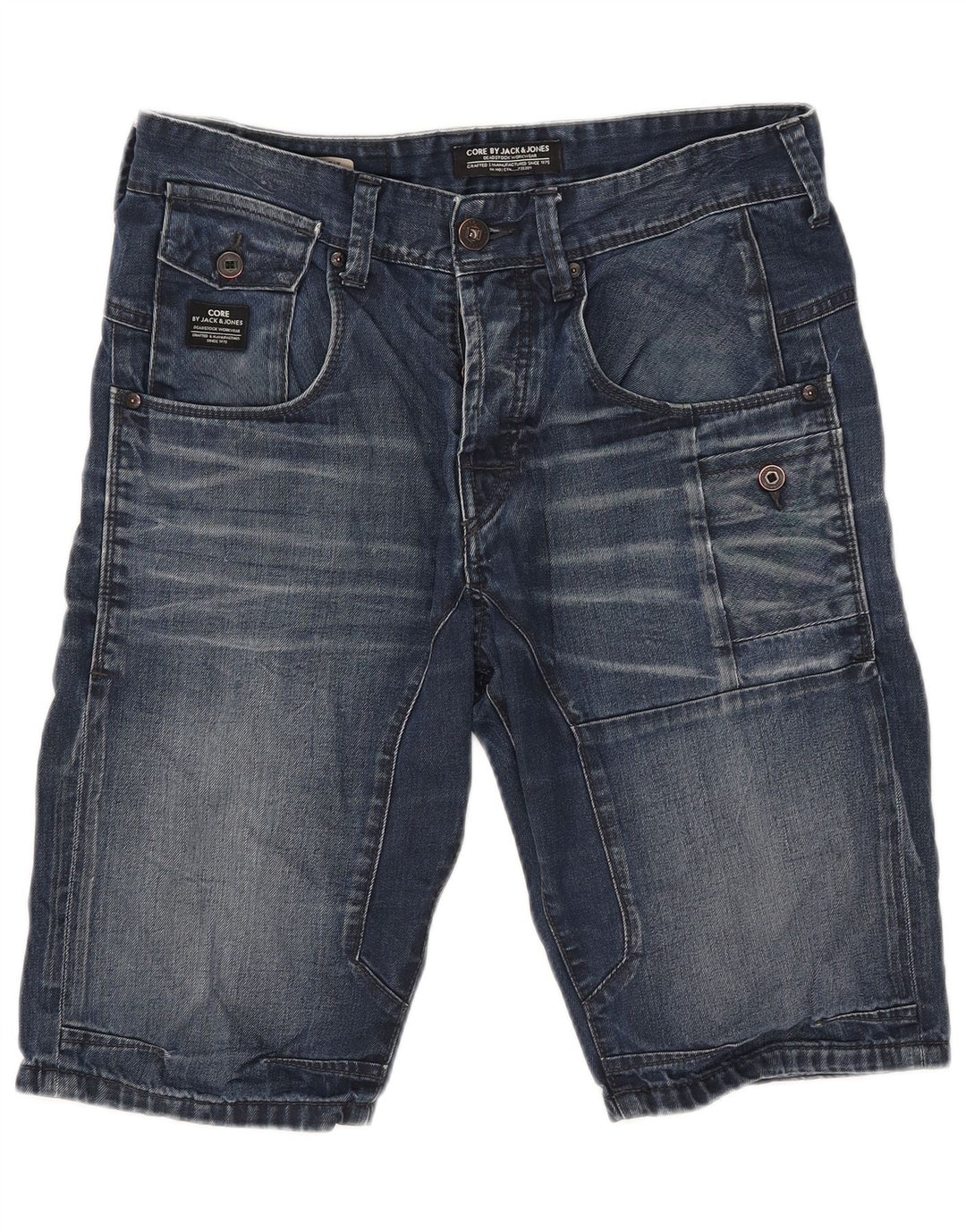 Pantaloni scurți din blugi pentru bărbați Jack & Jones W32 Medium Blue