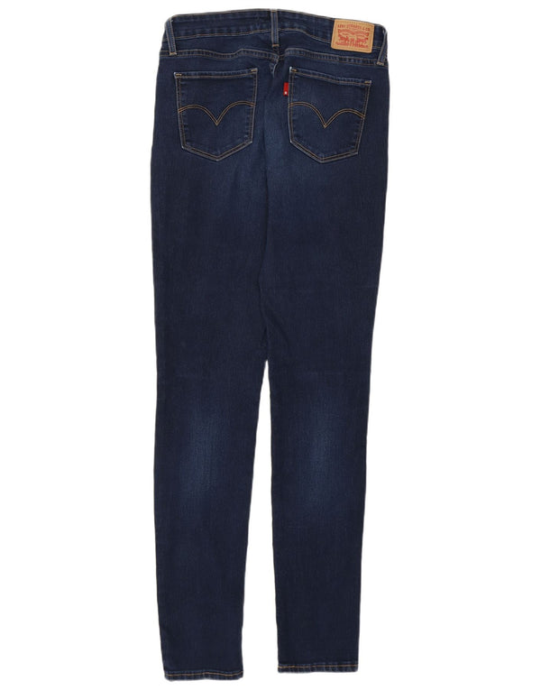 Blugi skinny 711 pentru femei LEVI'S W27 L32 bumbac bleumarin