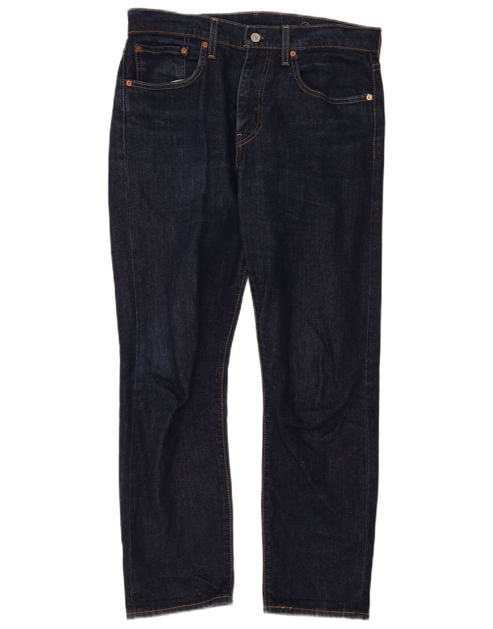 Blugi drepti 502 pentru femei Levi's W32 L30 bleumarin