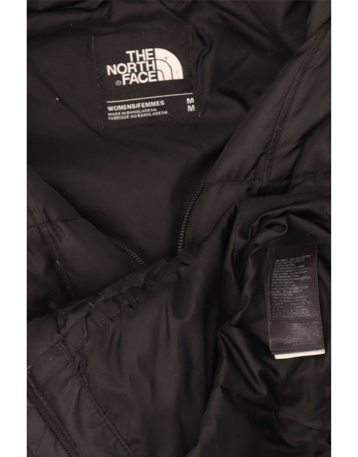Jachetă căptușită cu glugă The North Face pentru femei UK 14 Poliester mediu negru