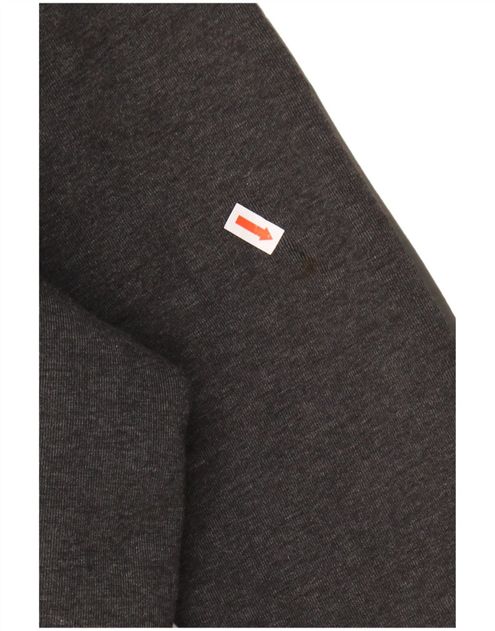Palton NIKE pentru femei, supradimensionat, cu glugă, UK 10, poliester, gri mic
