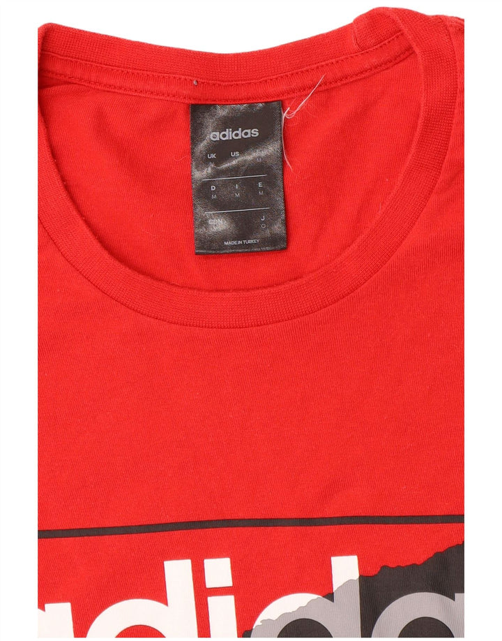 Tricou grafic pentru bărbați ADIDAS Top Medium Red