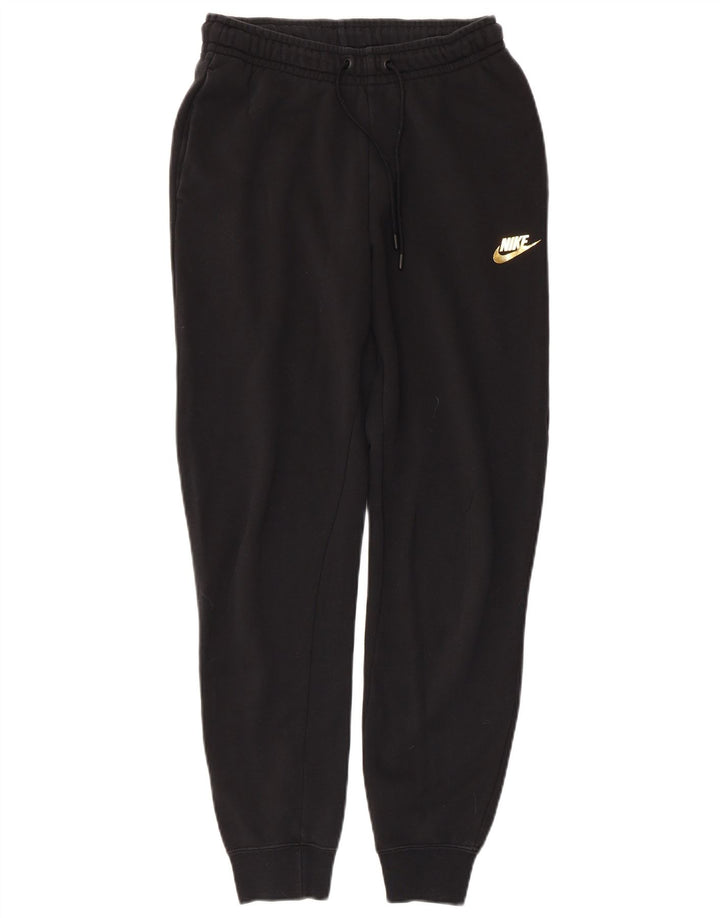 Pantaloni de trening pentru femei NIKE Pantaloni de jogging UK 6 XS Bumbac negru
