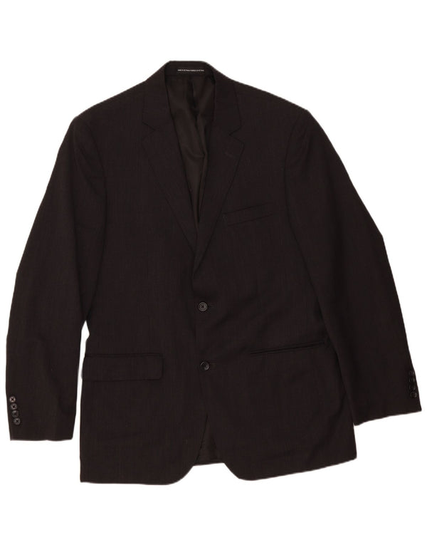 Sacou blazer pentru bărbați Tommy Hilfiger, cu 2 nasturi, UK 40 mare, gri, lână, clasică