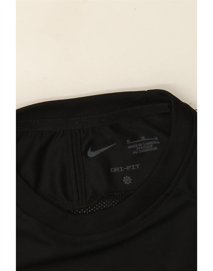 Tricou pentru bărbați Nike Dri Fit Top Mediu Negru Colorblock