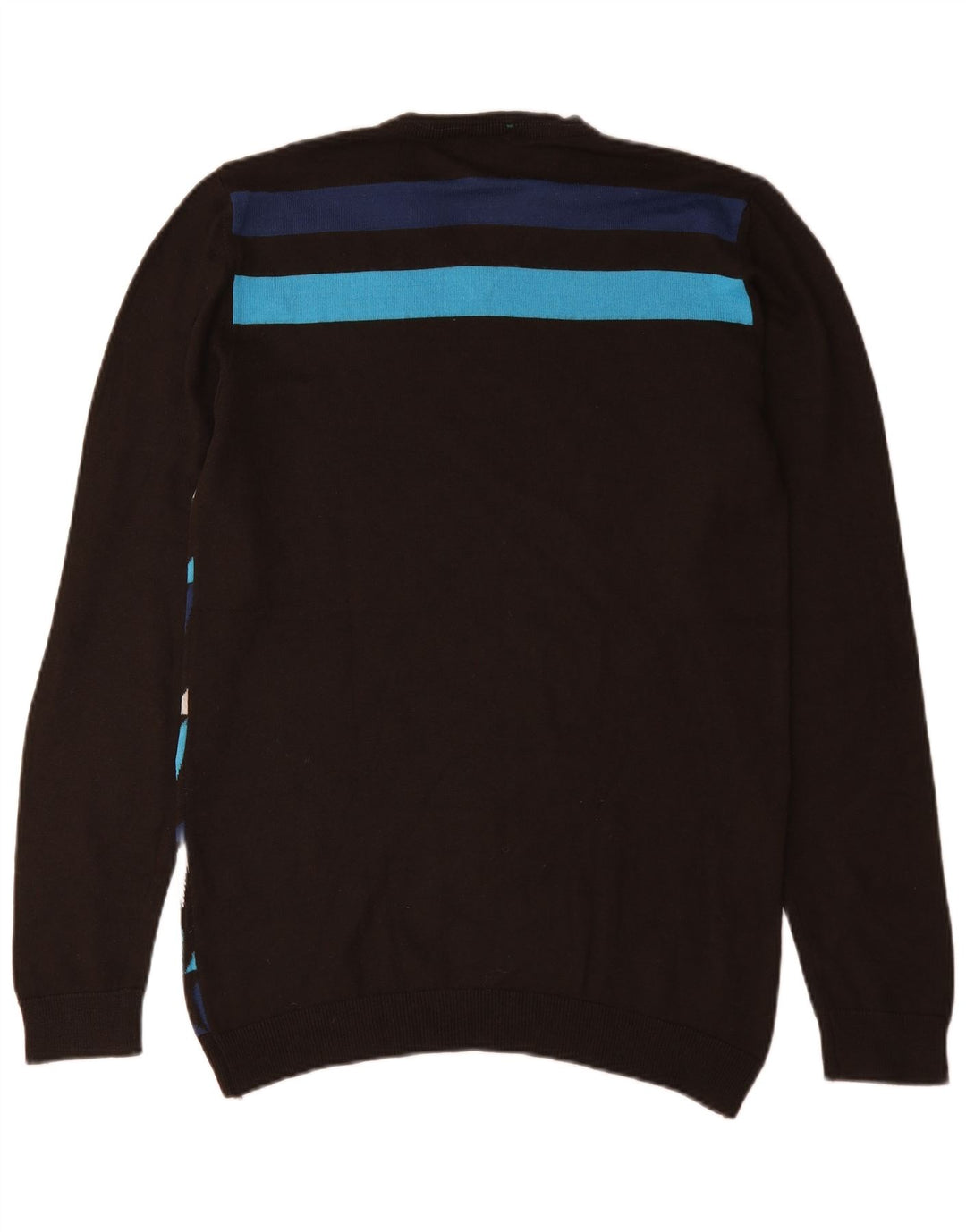Pulover pentru bărbați Energie, cu model abstract, cu decolteu în V, 2XL, lână multicoloră