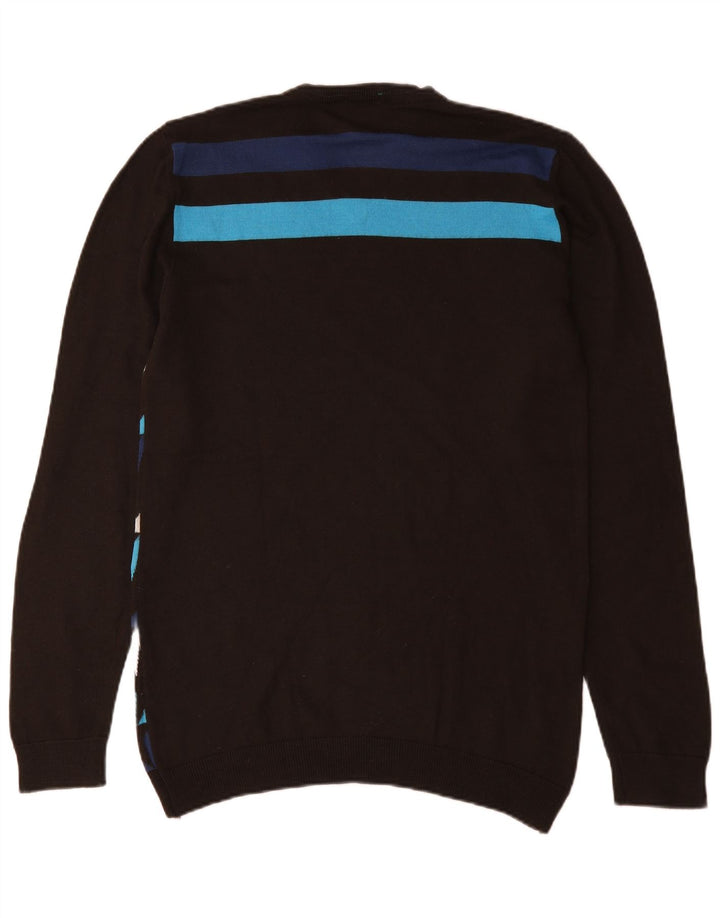 Pulover pentru bărbați Energie, cu model abstract, cu decolteu în V, 2XL, lână multicoloră