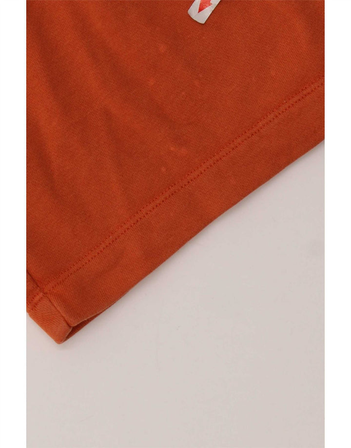 Pantaloni scurți sport grafic Jordan pentru bărbați, bumbac portocaliu mic