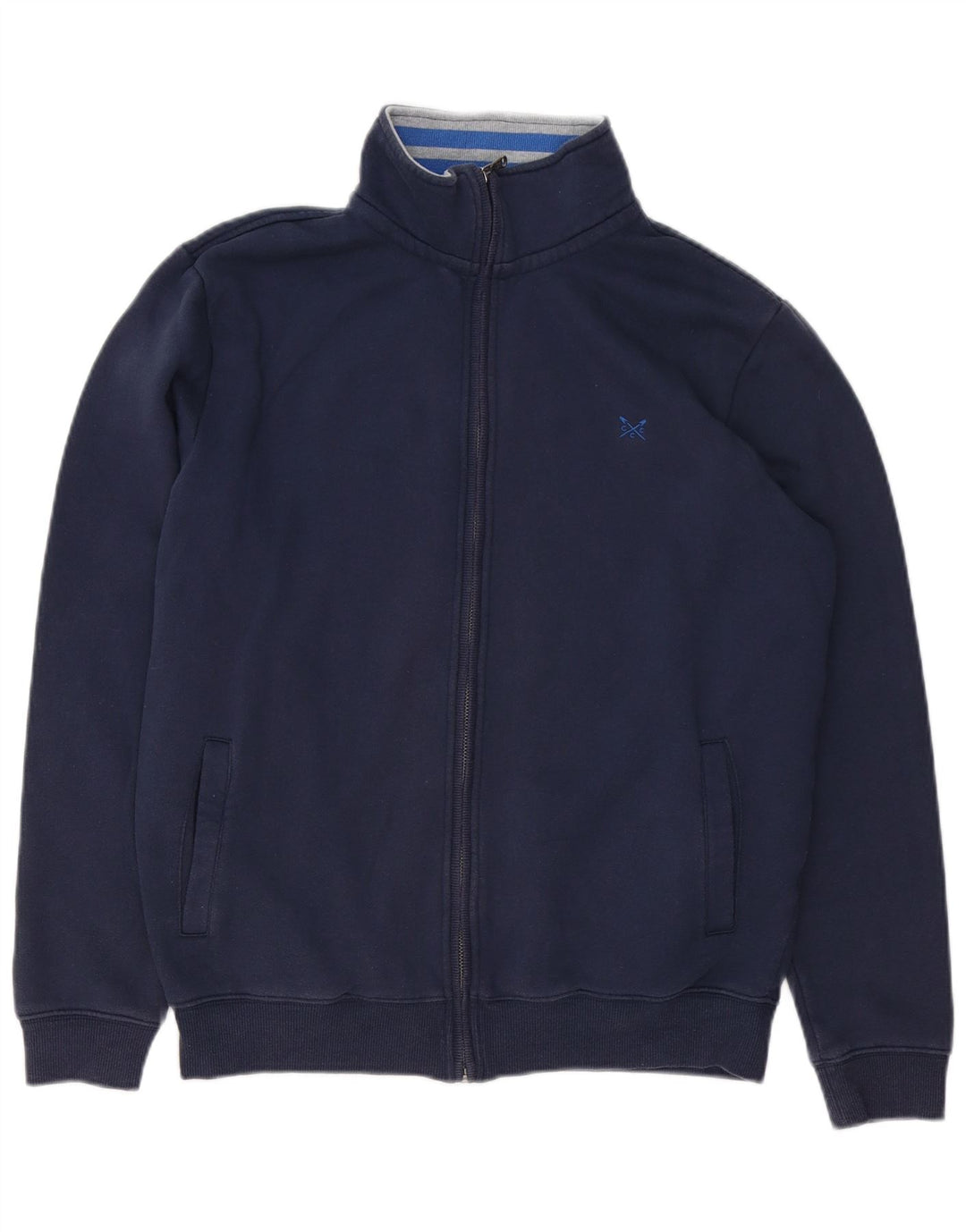 Crew Clothing Trening pentru bărbați Jachetă de top Bumbac bleumarin mediu