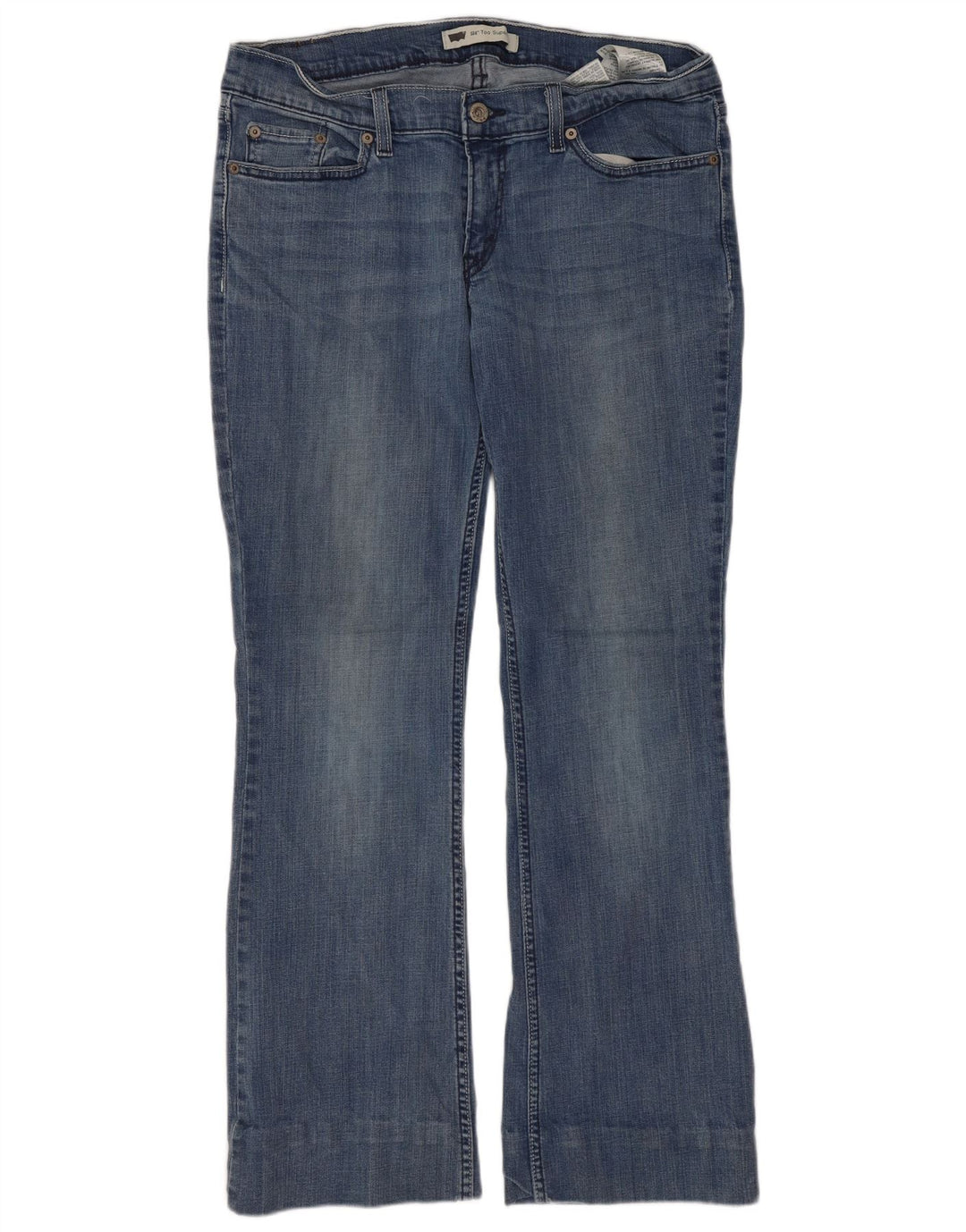 LEVI'S Blugi pentru femei 524 Super Low Bootcut US 11 Large W30 L28 Blue Bumbac