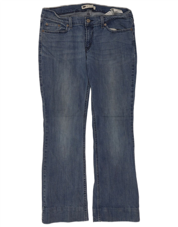 LEVI'S Blugi pentru femei 524 Super Low Bootcut US 11 Large W30 L28 Blue Bumbac