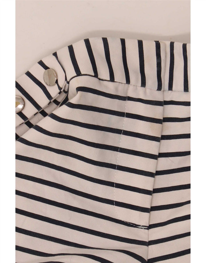 Pantaloni scurți obișnuiți obișnuiți pentru femei Zara XS W28 cu dungi albe