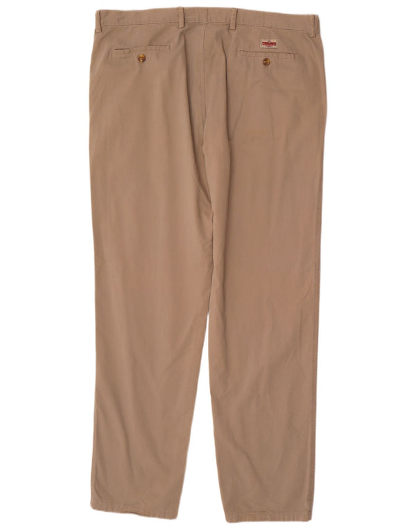 Pierre Cardin Pantaloni chino drepți pentru bărbați EU 54 2XL L40 L34 Bej Bumbac
