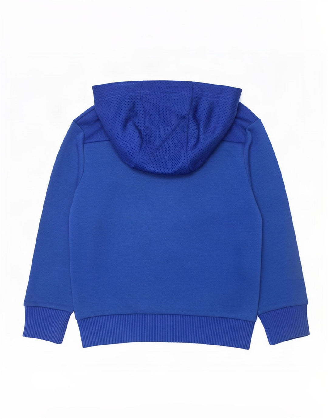 Pulover cu glugă cu grafic Adidas pentru băieți 5-6 ani, poliester albastru