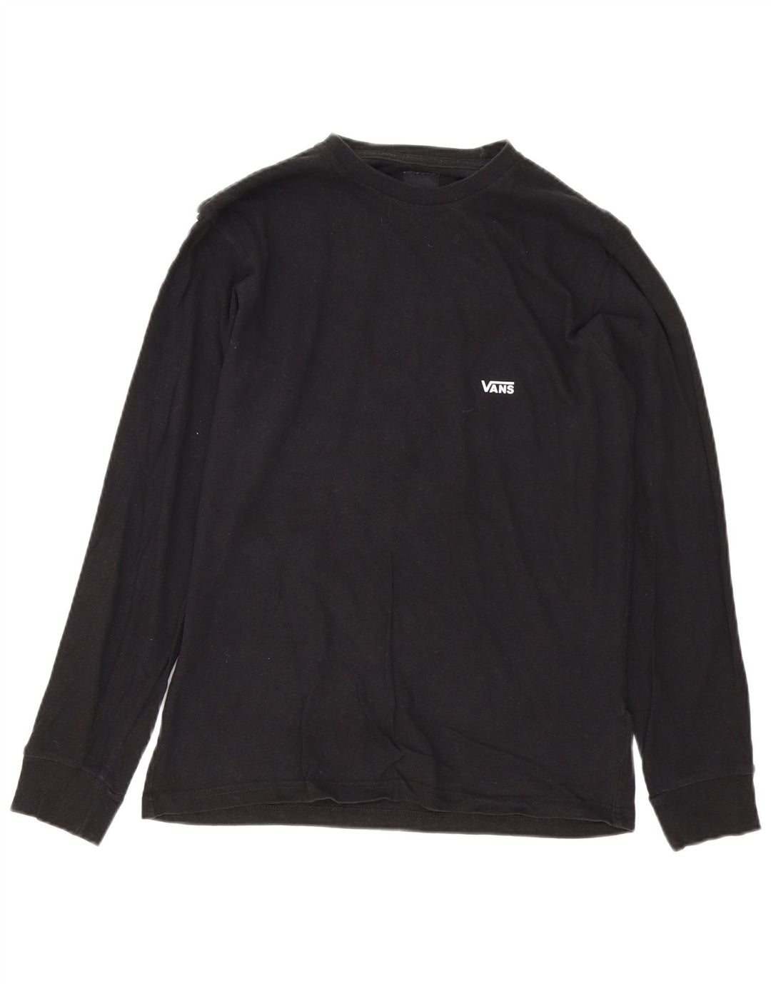 Vans pentru bărbați grafic Top cu mânecă lungă, mic, negru, bumbac