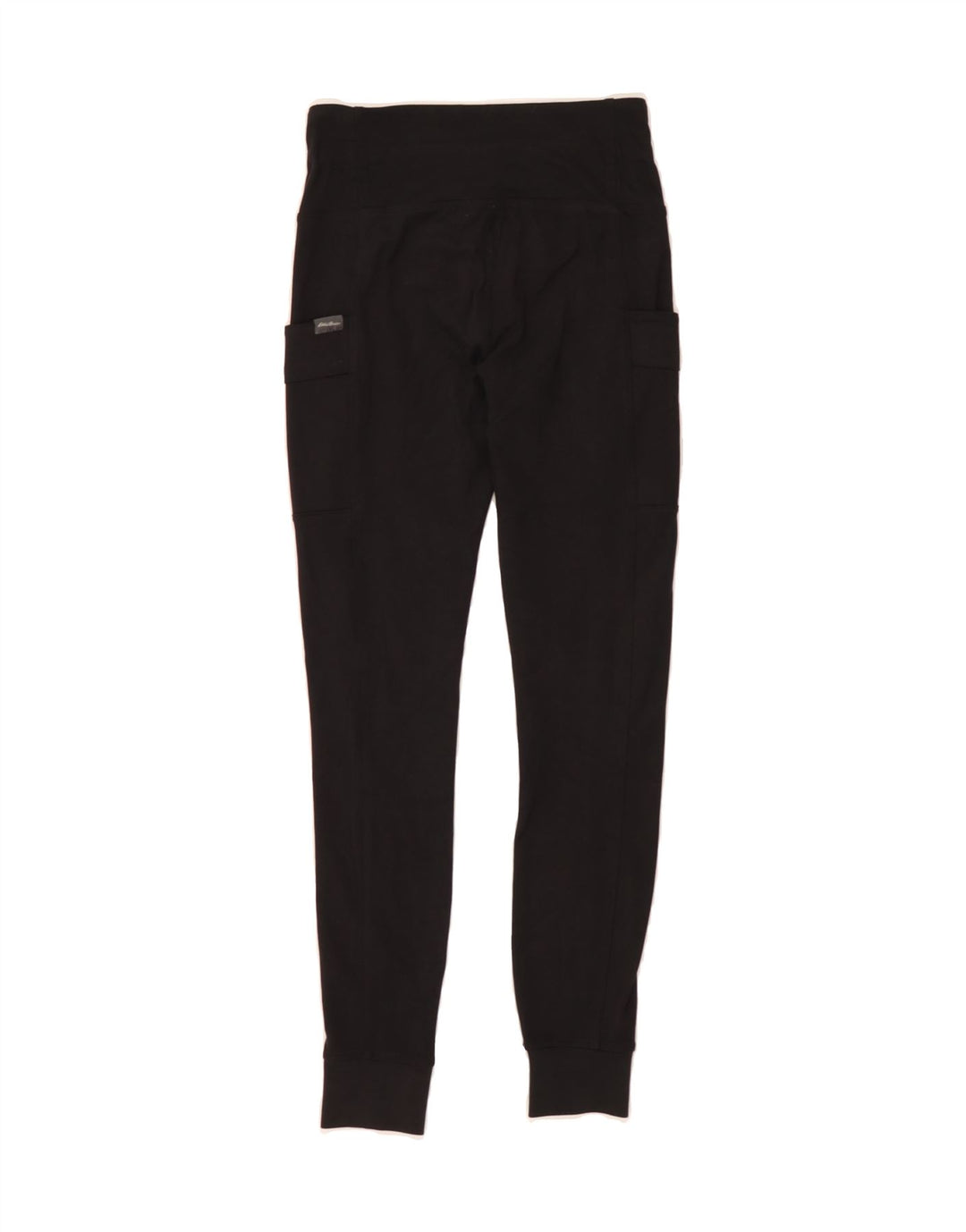 EDDIE BAUER Womens Cargo Tracksuit Trousers Joggers UK 8 Small  Black Vintage Eddie Bauer and Second-Hand Eddie Bauer from Messina Hembry 