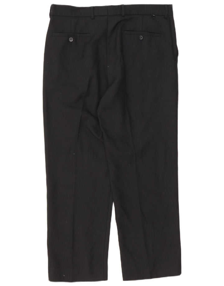 Farah Pantaloni drepți pentru bărbați L36 L29 Poliester negru