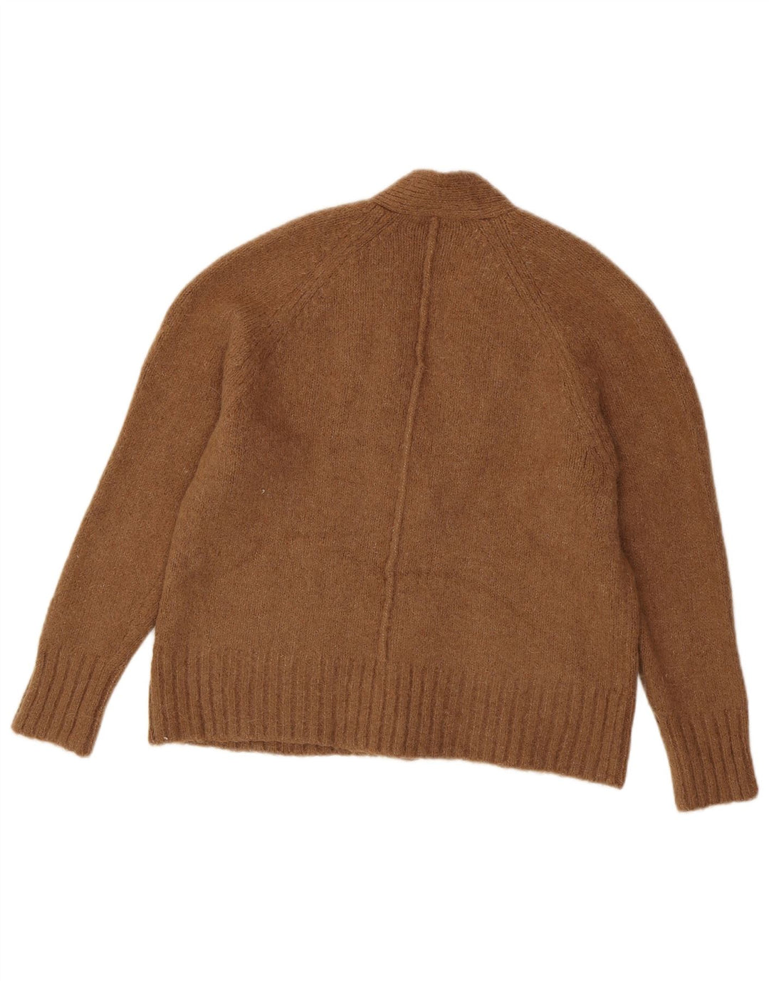 Pulover cardigan supradimensionat pentru femei ZARA UK 10 mic maro