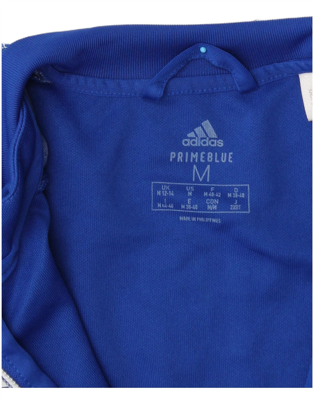 Jachetă de trening Adidas pentru femei UK 12/14 Poliester albastru mediu
