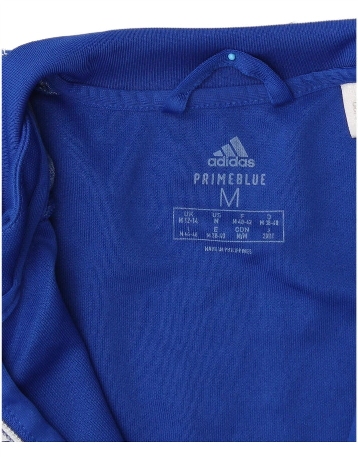 Jachetă de trening Adidas pentru femei UK 12/14 Poliester albastru mediu