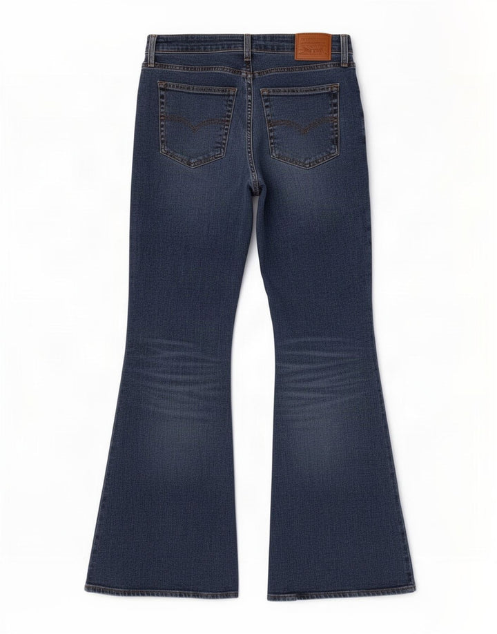 Blugi evazați Levi's 726 pentru femei W30 L30 bumbac albastru