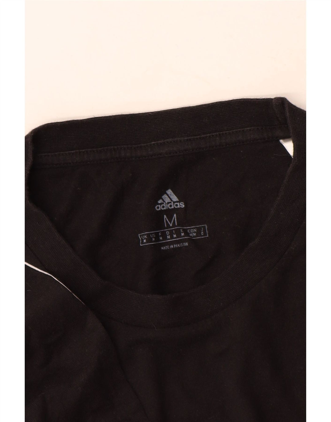 Tricou Adidas pentru bărbați, bumbac mediu negru