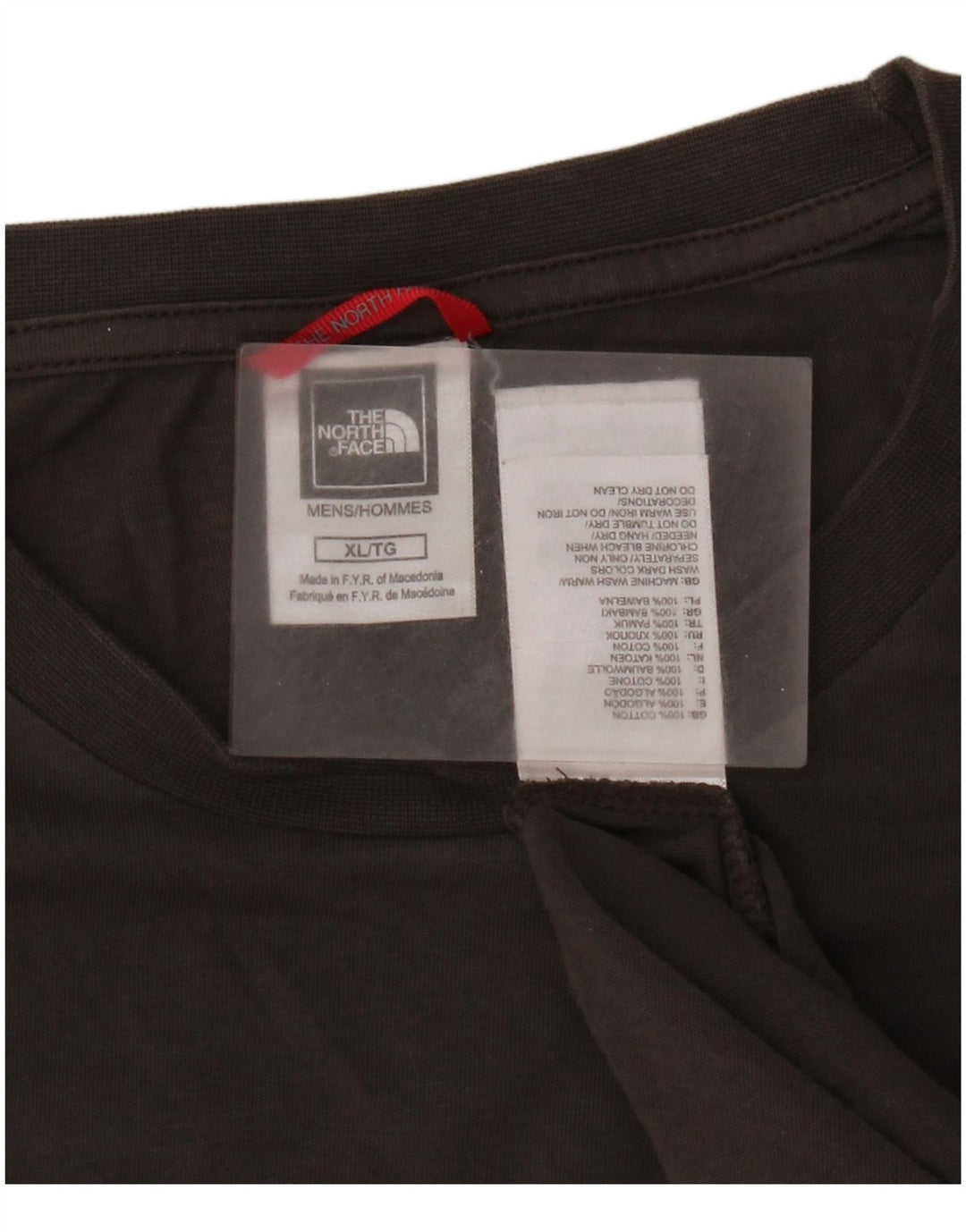 The North Face pentru bărbați Graphic Top mânecă lungă XL bumbac gri