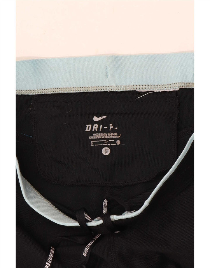 Leggings Capri Nike pentru femei UK 10, negru, color block