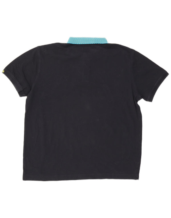 Cămașă polo Harmont & Blaine pentru bărbați, cu formă regulată, 3XL, albastru bleumarin