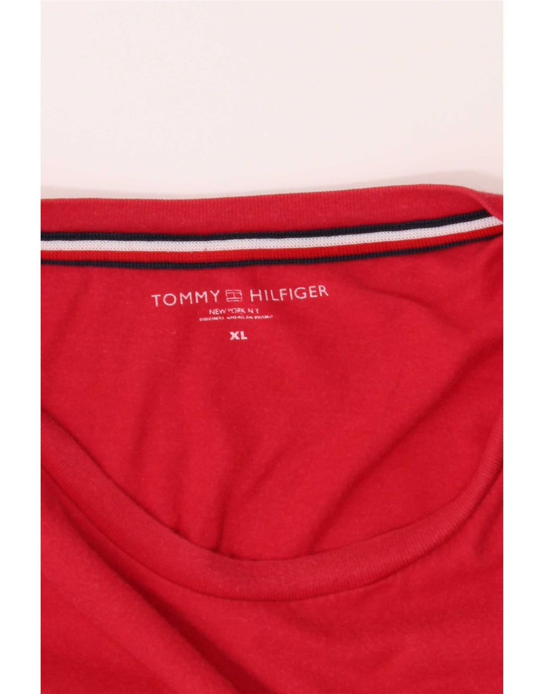 Tricou grafic pentru bărbați Tommy Hilfiger Top XL Roșu
