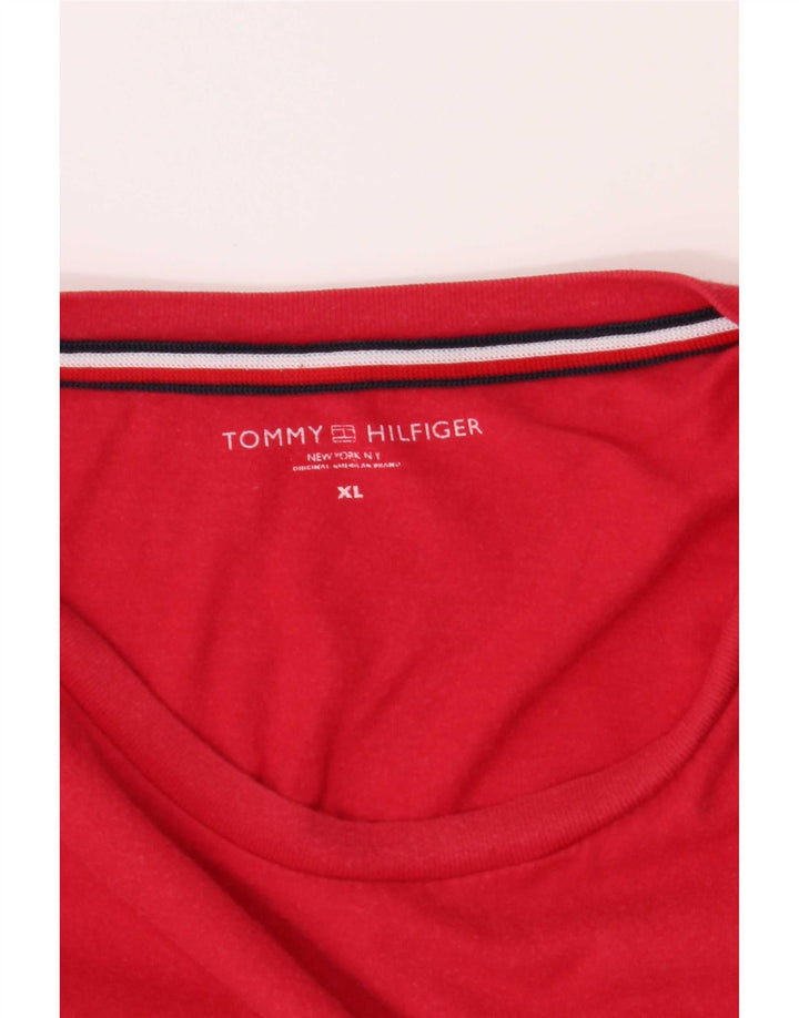 Tricou grafic pentru bărbați Tommy Hilfiger Top XL Roșu