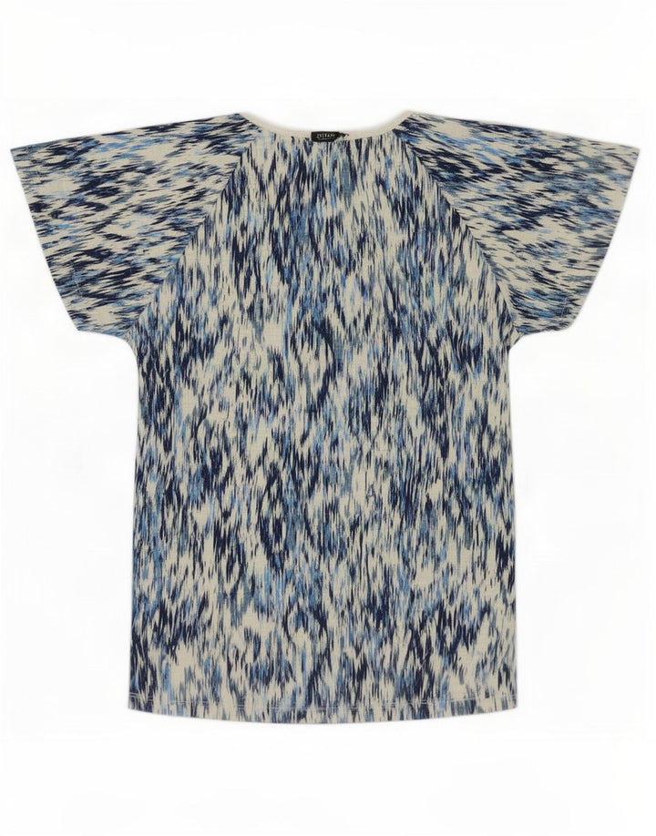 Bluză pentru femei M&Co Top UK 10 Small Blue Ikat Bumbac