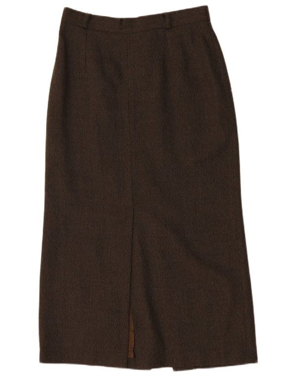 Fusta Maxi pentru femei Endora UK 14 Medium W30 Lână maro