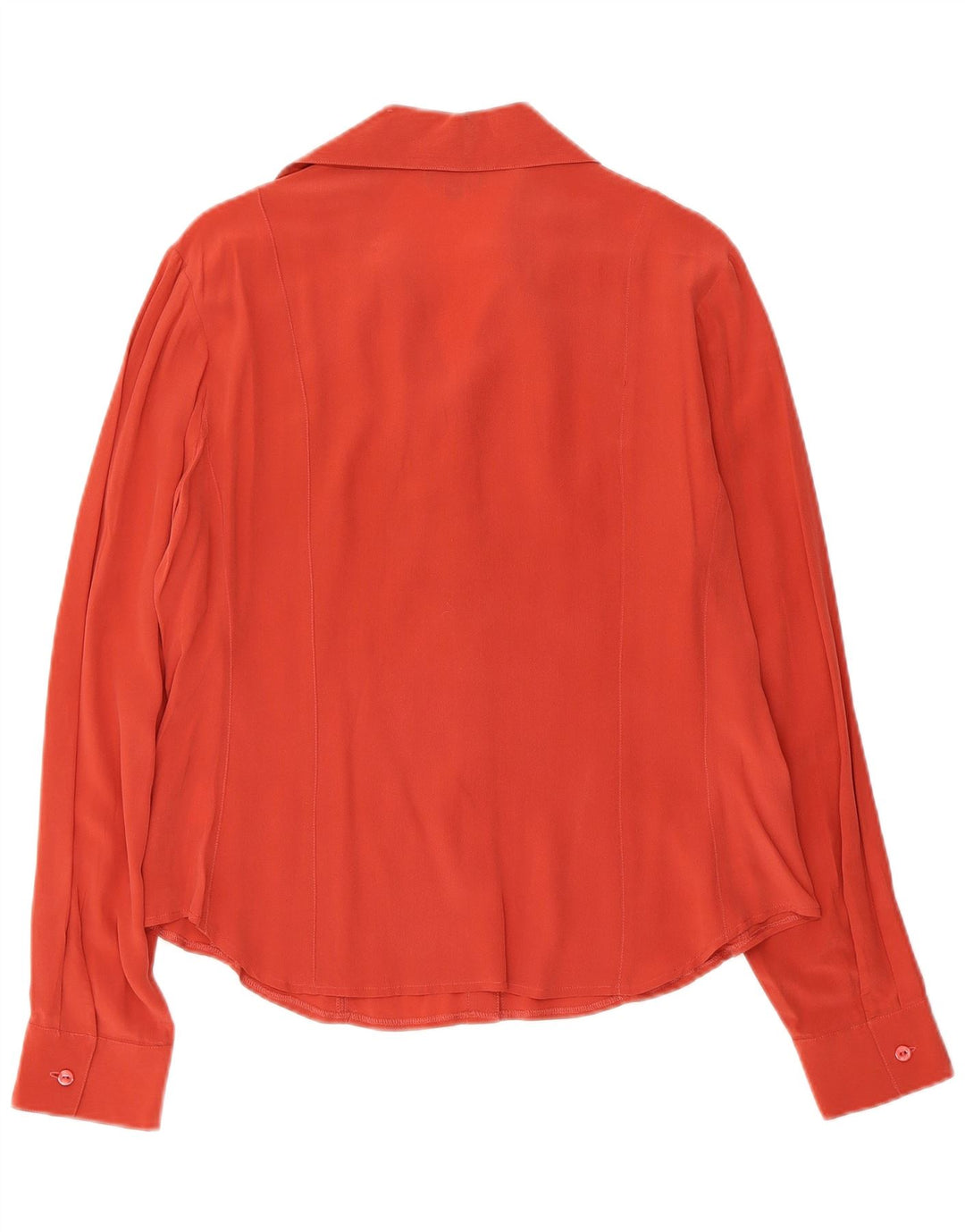 Bluză cămașă pentru femei Project UK 14 Medium Orange Silk