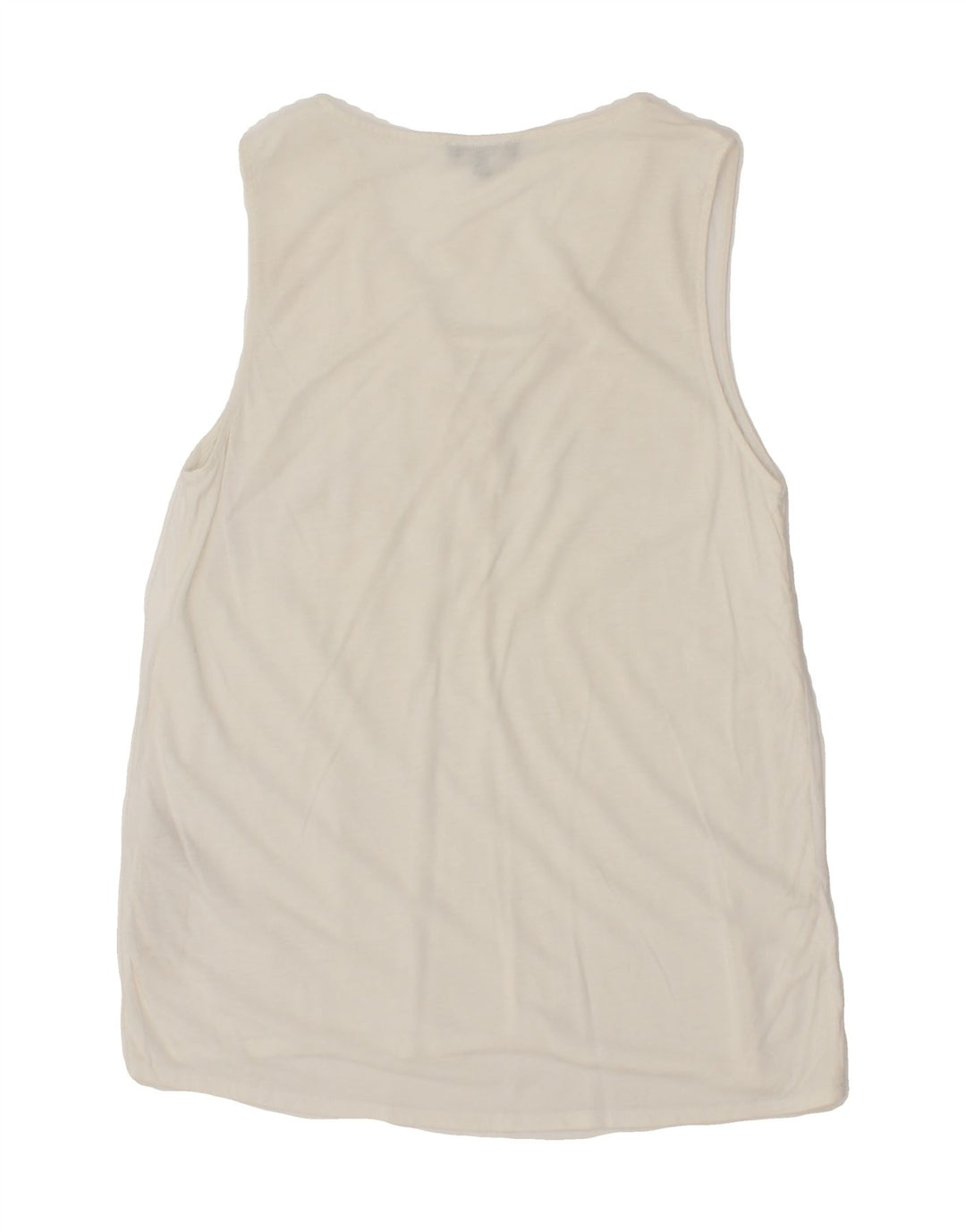 MASSIMO DUTTI Womens Sleeveless Blouse Top UK 6 XS White Lyocell Vintage Massimo Dutti and Second-Hand Massimo Dutti from Messina Hembry 
