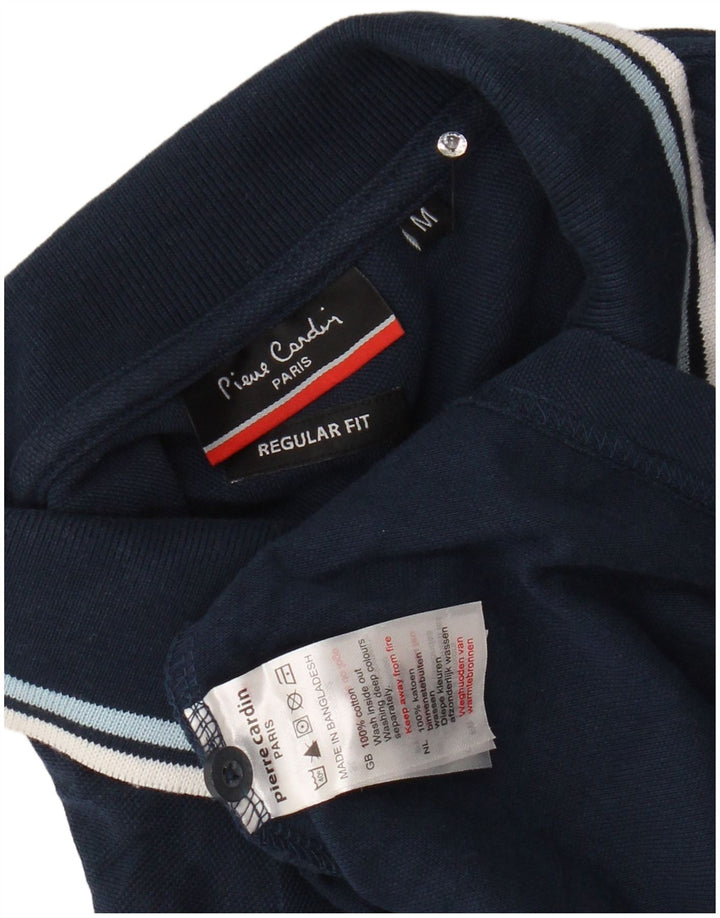 Cămașă polo Pierre Cardin pentru bărbați, cu formă regulată, din bumbac, albastru bleumarin mediu
